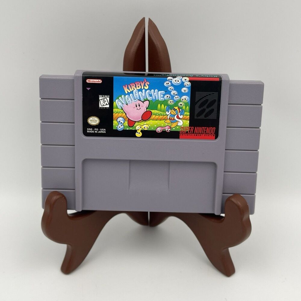 Kirby's Avalanche (Super Nintendo SNES, 1995) Authentic Cartridge